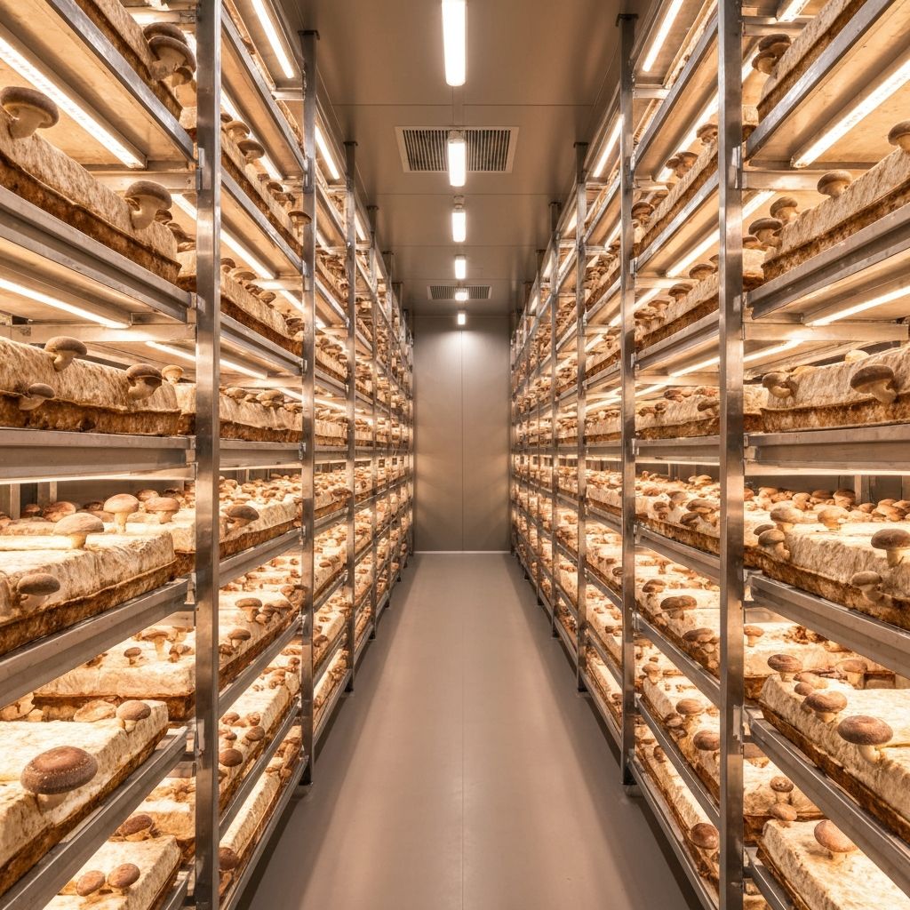 菌源食品现代化种植基地